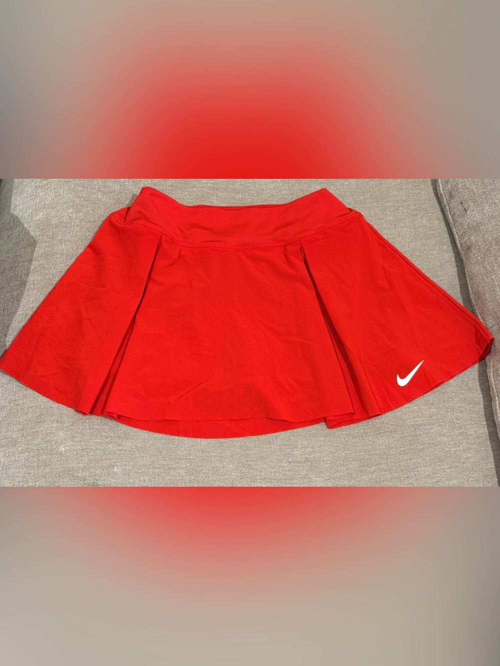 Nike Golf Red Women’s Athletic Skort with Logo